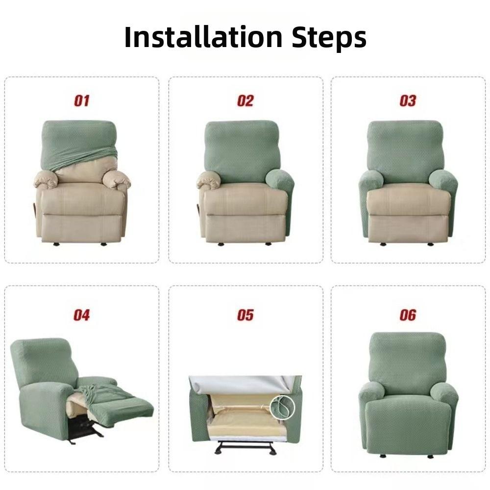 4 шт./набір Зносостійкий чохол на диван Еластичний чохол на диван Чохол на крісло Крісло-лежебока