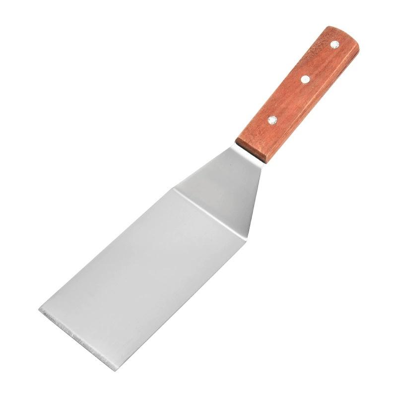 

Stainless Steel Spatula And Grill Scraper Non Stick Durable Barbecue Cooking Tools Pizza Shovel Pancake Beef Bbq Utensils C