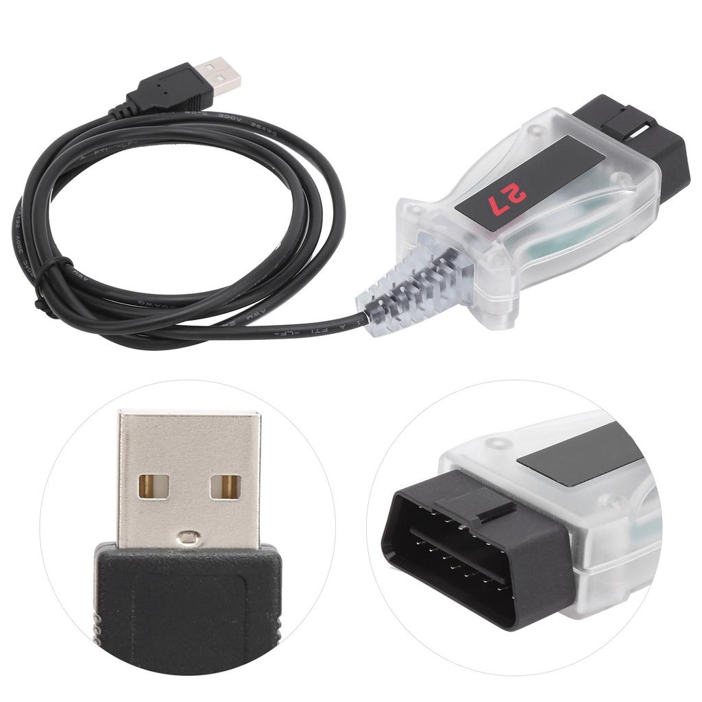 OBD2 Kodläsare Skanner Auto Diagnostikinstrument Testverktyg Passar för Ford ELM327 J2534