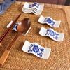 Hand-painted Blue and White Porcelain Chopstick Rests