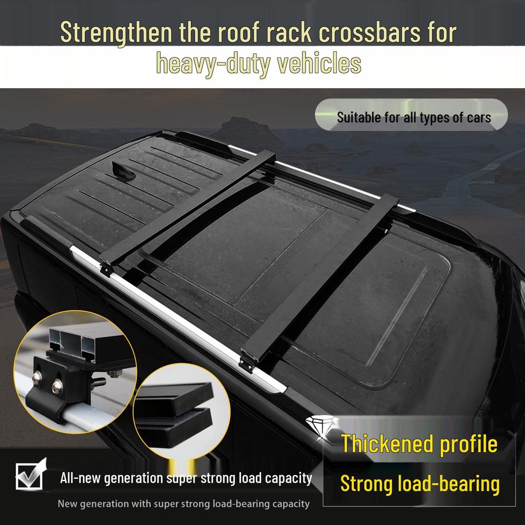 Universal Aluminum Alloy Roof Rack Crossbars for Off-road SUVs