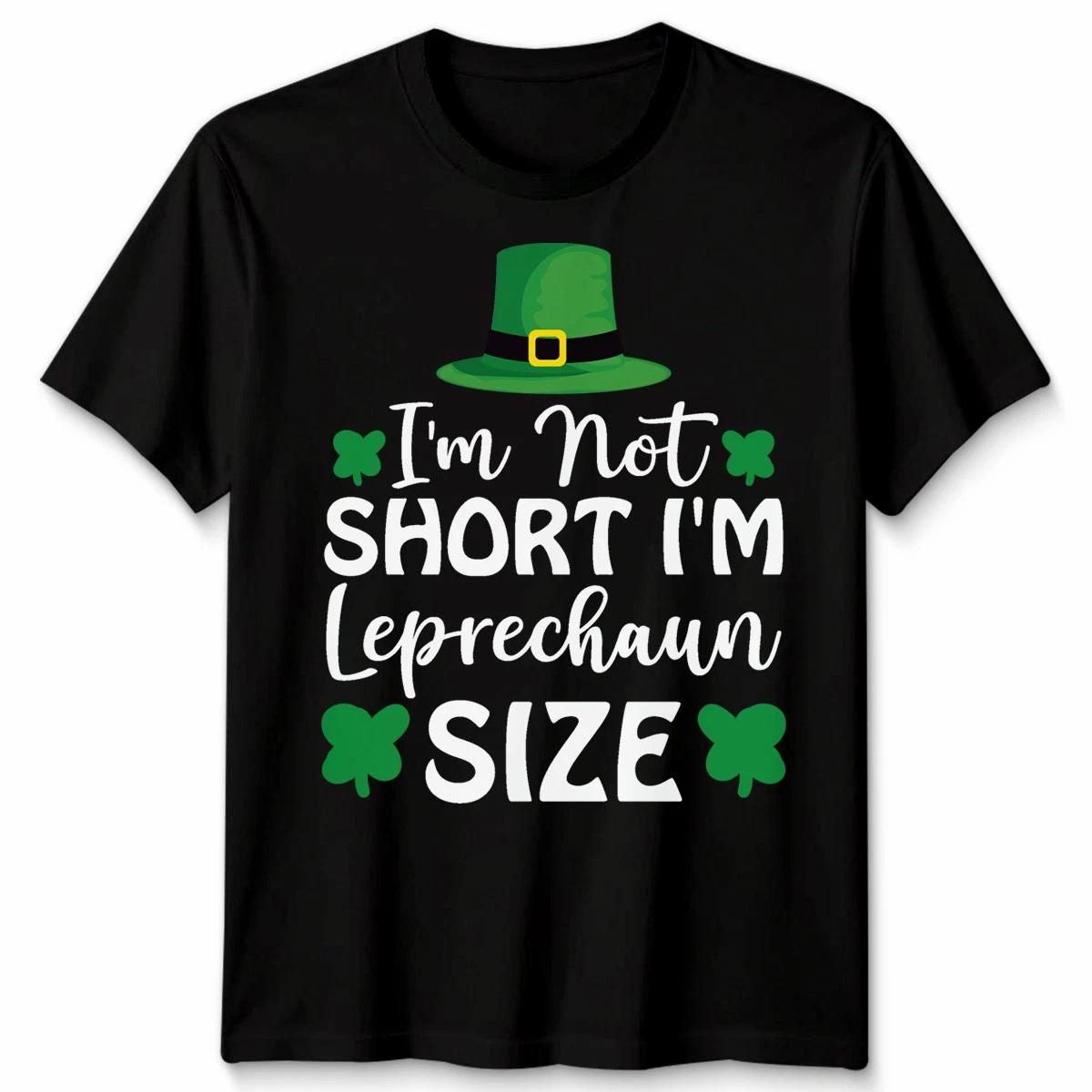 Saint Patricks Day Leprechaun Size Short Humorous Slogan Mens Womens T Shirt M