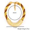 Statement Necklace with Geometry Pendant Design for Women Trendy Wedding Party Jewelry