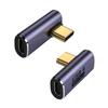 USB C 4.0 40Gbps 90 Degree Adapter 100W Fast Charging Type C to Type C Converter for Car Phone Laptop Use