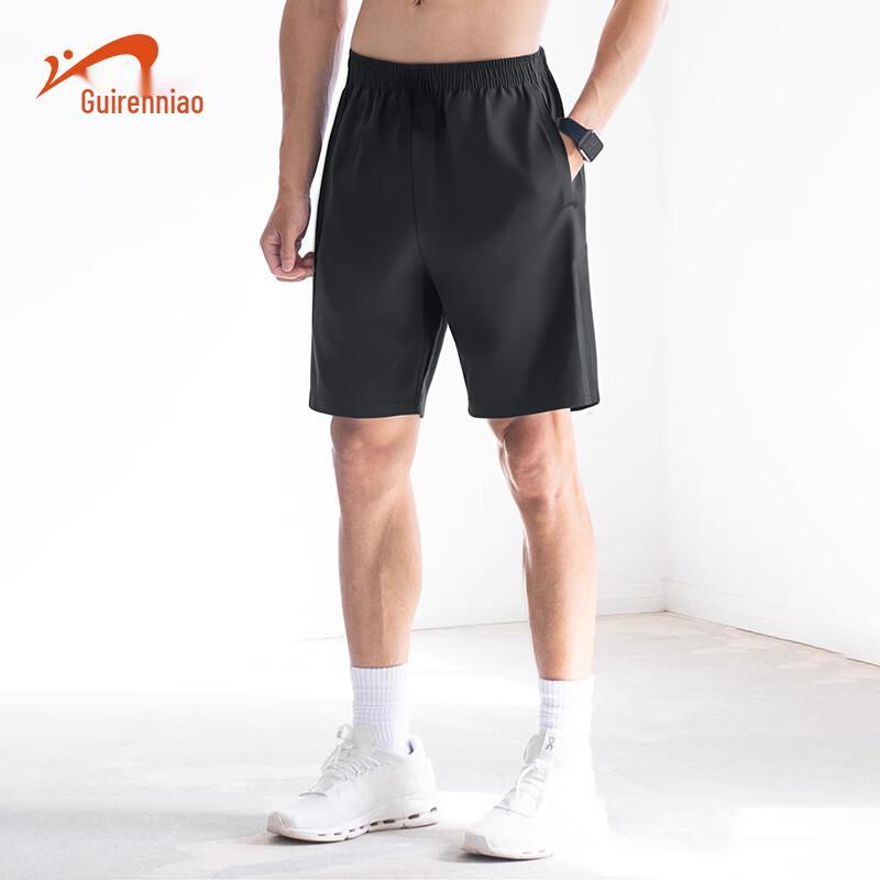 Guirenniao Men s Quick-Dry Athletic Shorts L