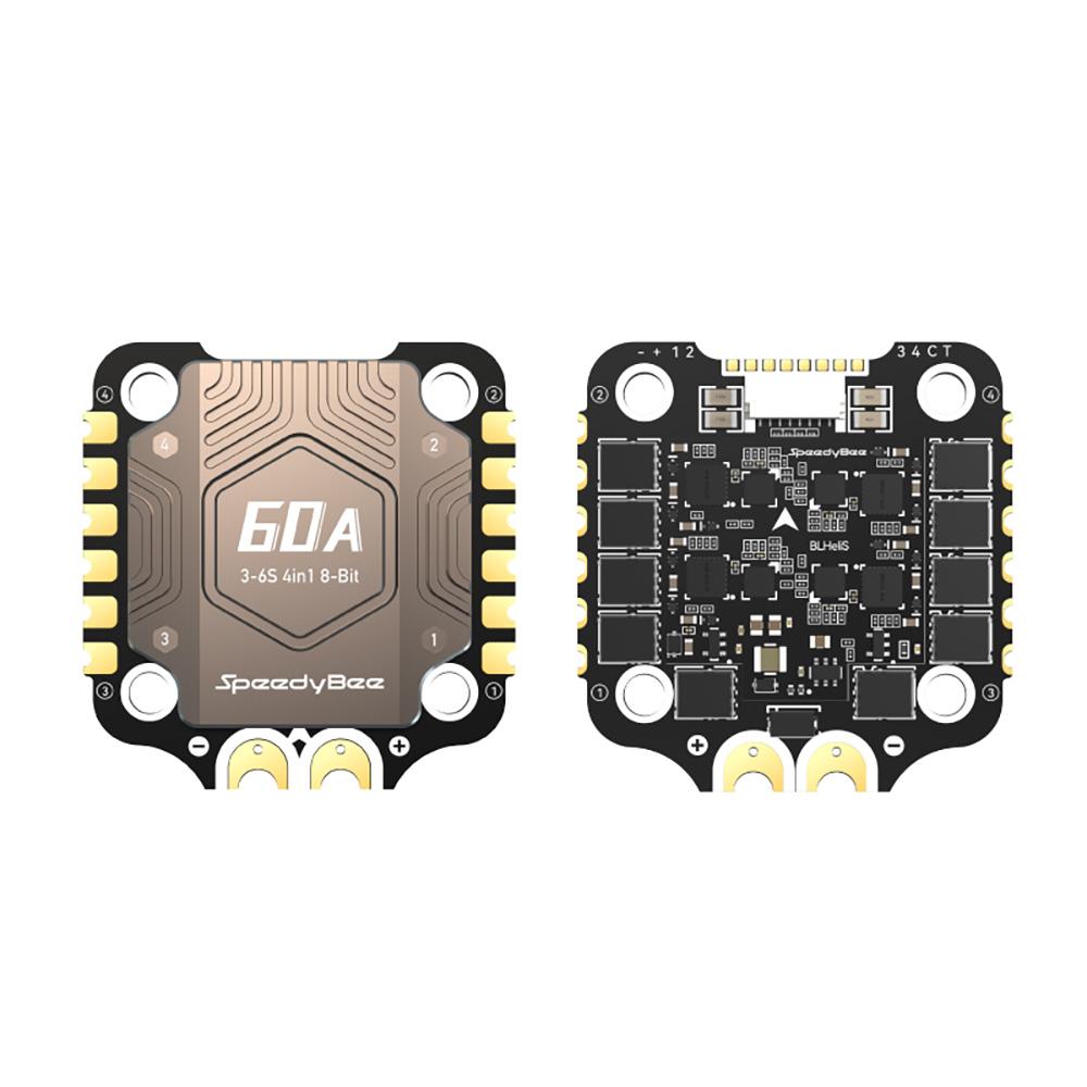 30.5X30.5Mm Speedybee F405 V4 BLS 60A 4In1 ESC F4 OSD Dual Gyro Flight Controller 3 6S With 9V 5V 3.3V BEC Output Stack