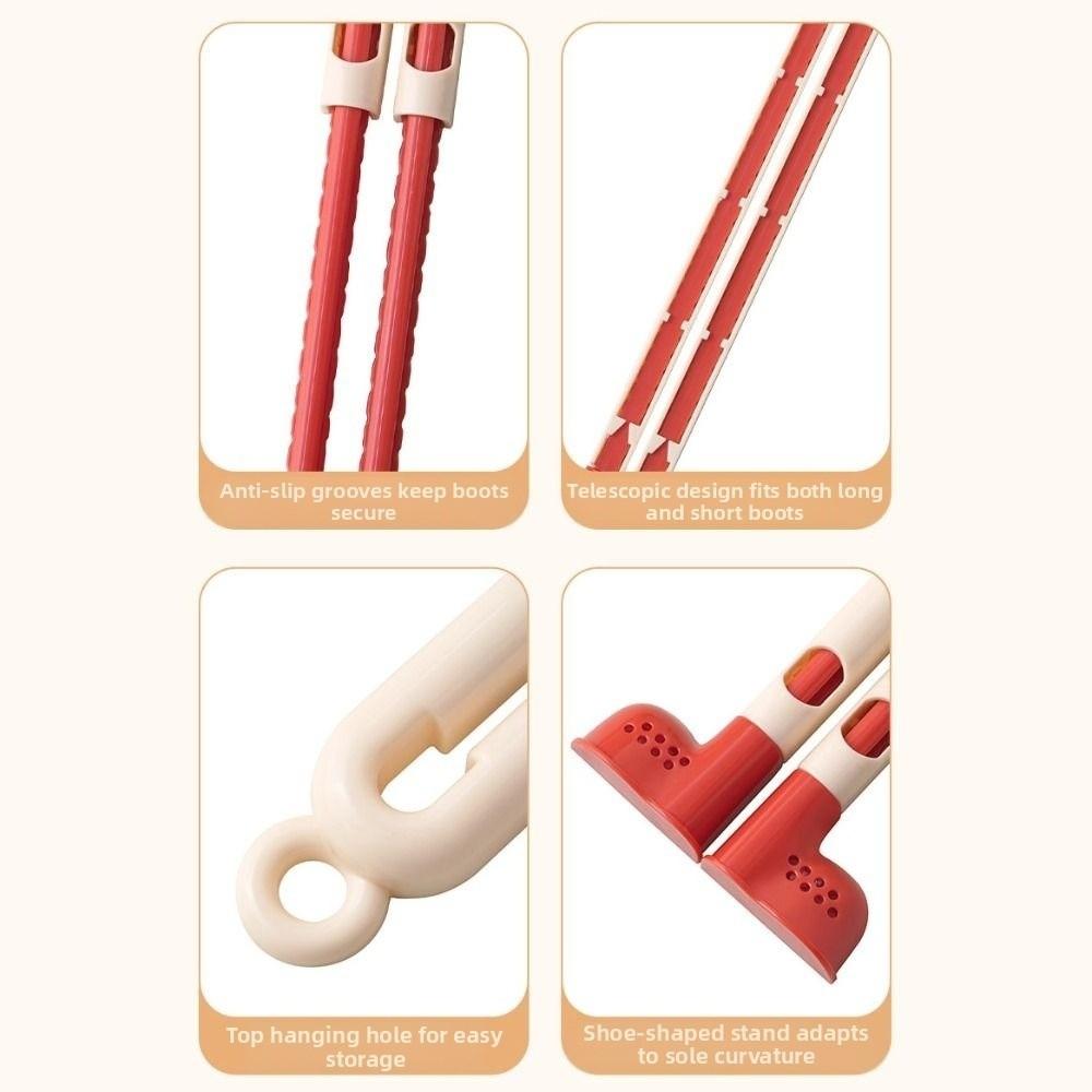 Стійки для високих чобіт, що запобігають деформації, Вішалка для зберігання взуття проти зморшок, Зручний затискач для взуття, Жіночі
