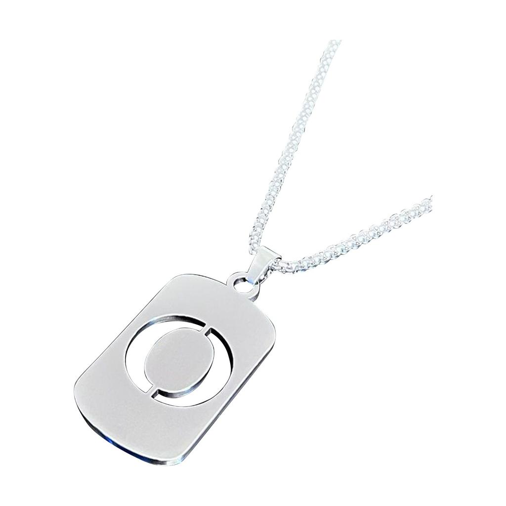 26 English Hollow Titanium Steel Non-fading Jewelry Necklace High-grade  And Winter Sweater Chain