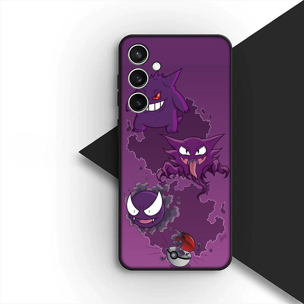 for Samsung Galaxy S20 S22 S21 FE Ultra Plus A07 A17 A15 A16 A25 A57 A37 Phone Case P-Pokemons GO Gengar P-Pikachus Psyduck