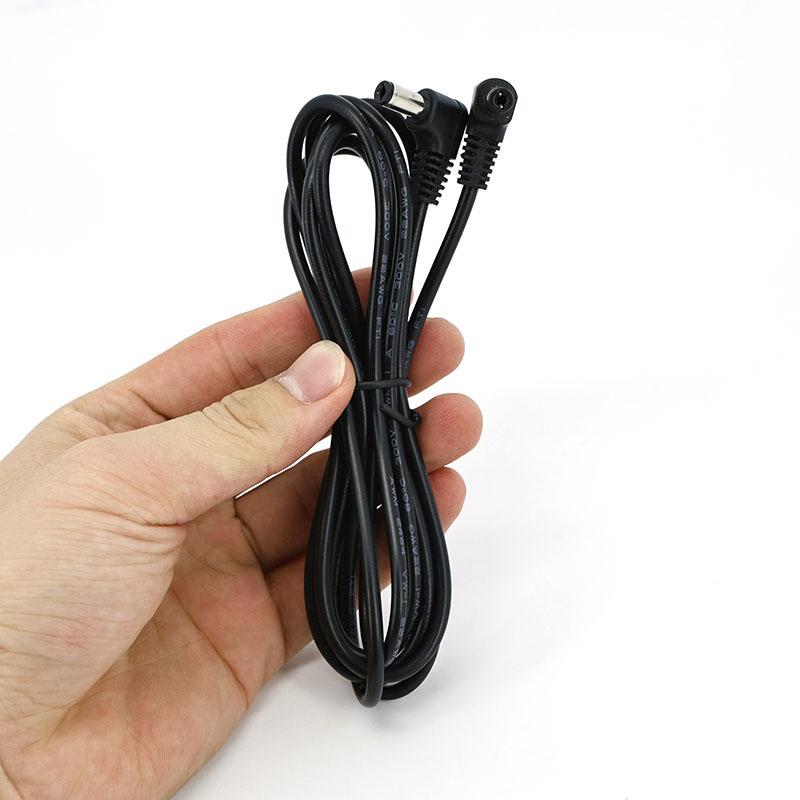 30cm 1m 2m DC male to male dual angel Power cable Plug L-shaped 5.5X2.1mm 5.5*2.1 90 Right Angle Jack Cord Connector 22AWG 3A