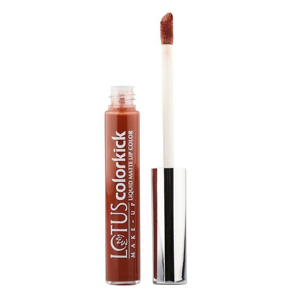 Lotus Herbals Colorkick Liquid Matte LipColor Need Coffee 6g
