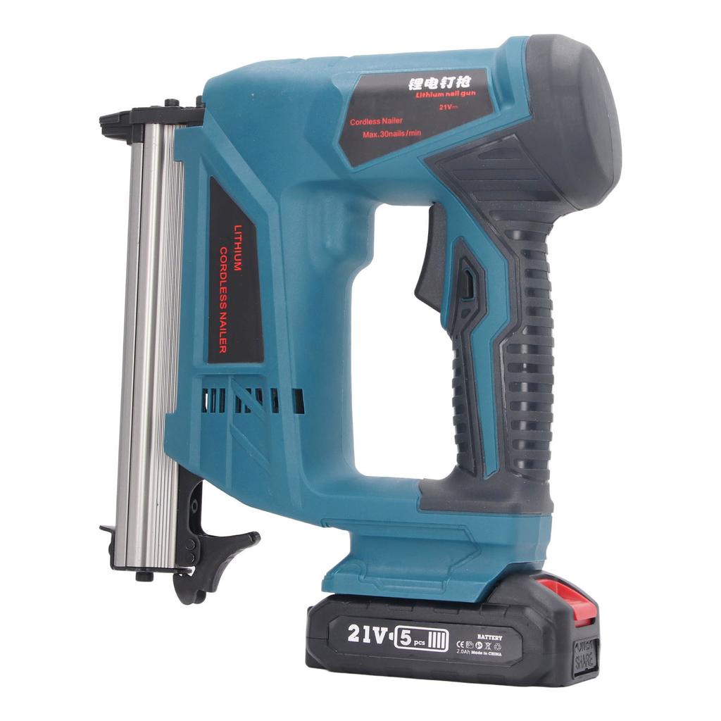 Electric Brad Nailer Cordless Efficient Staple Gun Kit for Woodworking Furniture Production