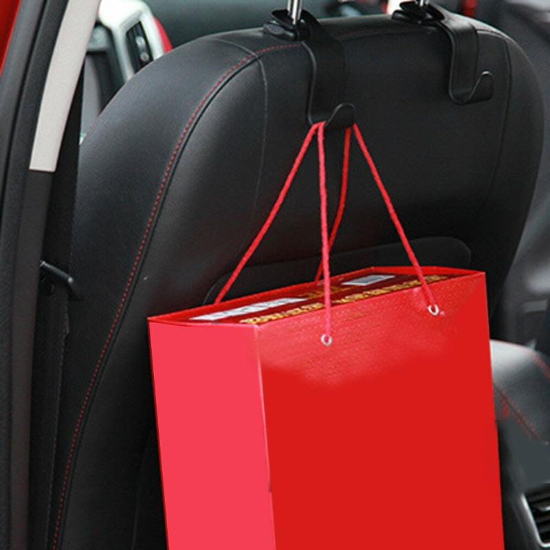 Car Seat Hooks Car Built-in Hooks Hidden Seat Back Multifunctional Car Hooks Weight-bearing Storage Interior Accessories 1- 4Pcs