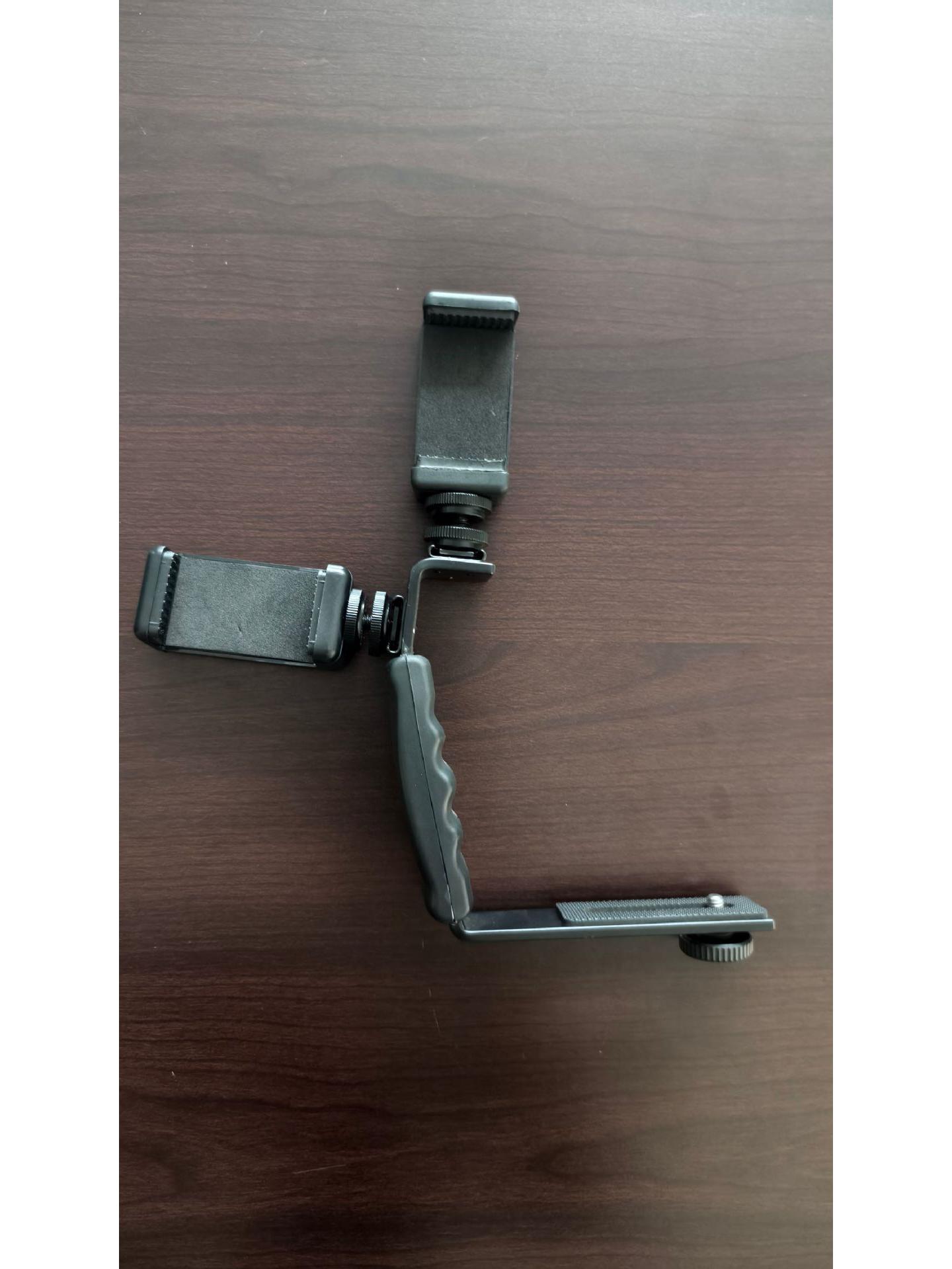 

Інтелектуальний стабілізатор з захистом від тремтіння: Стабілізатор для телефону та L-подібний кронштейн для влогів та зйомки на камеру