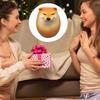 1pcs Creative And Lifelikes Egg Shaped PU Tabletop Decoration Dog And Egg Alliance Decorations Fun Christmas Gifts Squeeze Toy