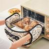 Long Fetter Oven Gloves Reinforced Heat Security Never Slip Outside for Baking Roasting Cooking