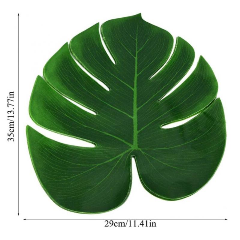 Lebensechte Monstera-Blätter Künstliche Monstera-Pflanze Kunstpalme Plastik-Schildkrötenblatt-Grüne Pflanze Haus-Garten-Zimmerdekoration
