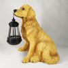 Garden Ornament with Illuminated Dogs Decorative Outdoor Lighting