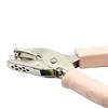 Handheld Tiny Shaped Circle Punchers Single Hole Paper Punch for 8 Sheet Tags Clothing Ticket
