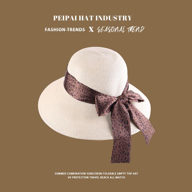 

Summer fashion sun protection sun hat vacation seaside sun hat UV protection beach hat M（56-58cm）