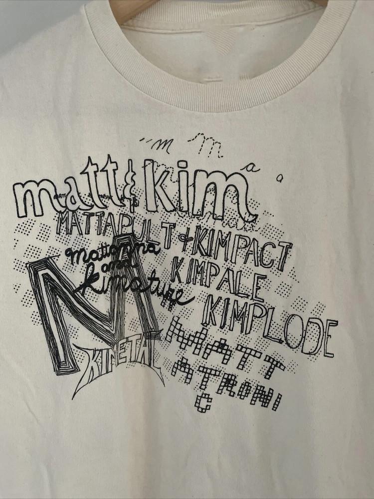 Matt and Kim Unisex TShirt All Size White BS737 Unisex T-Shirt L