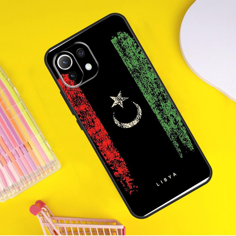 Libya Flag Cover For Xiaomi 14 13 Ultra 11T 12T 13T 14T Pro POCO X7 Pro X3 X5 F3 F5 F6 M6 X6 Pro Case