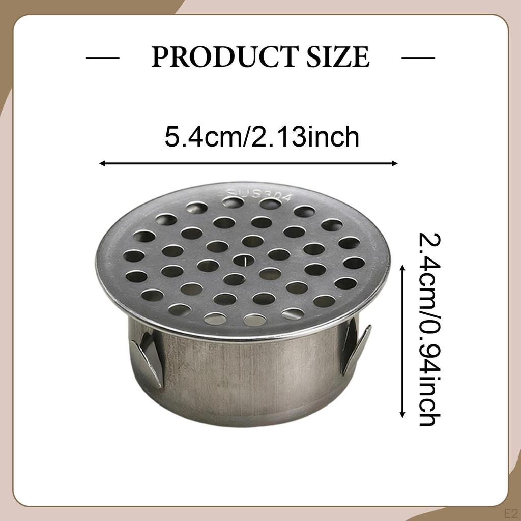 Balcony Floor Drain Anti Blocking Accessories,High Strength,Heat Resistance,Stainless Steel