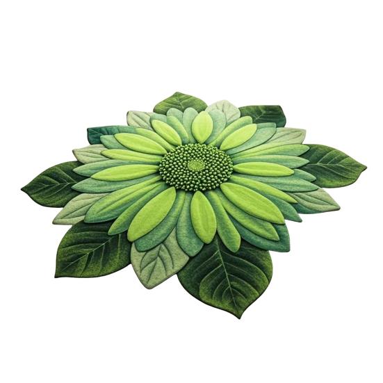 Sunflower Floor Mat Non-Slip Living Room Rug Farmhouse Area Rug Decorative Flower Carpet for Bedroom Playroom Bathroom