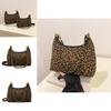 Stylish And Chic Fashion Leopard Print Small Tote Bag For Women Perfect For Winter Use