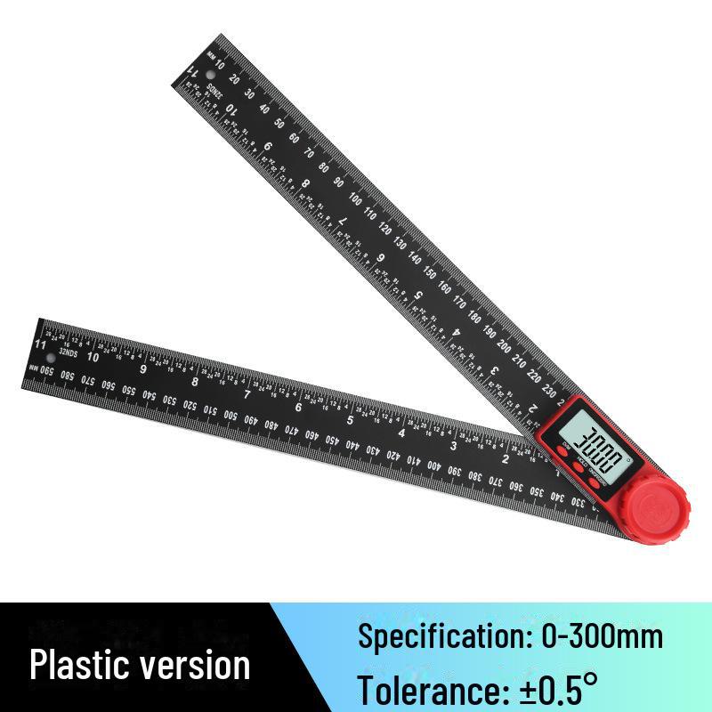 Protractor universal cu riglă unghiulară digitală pentru prelucrarea lemnului