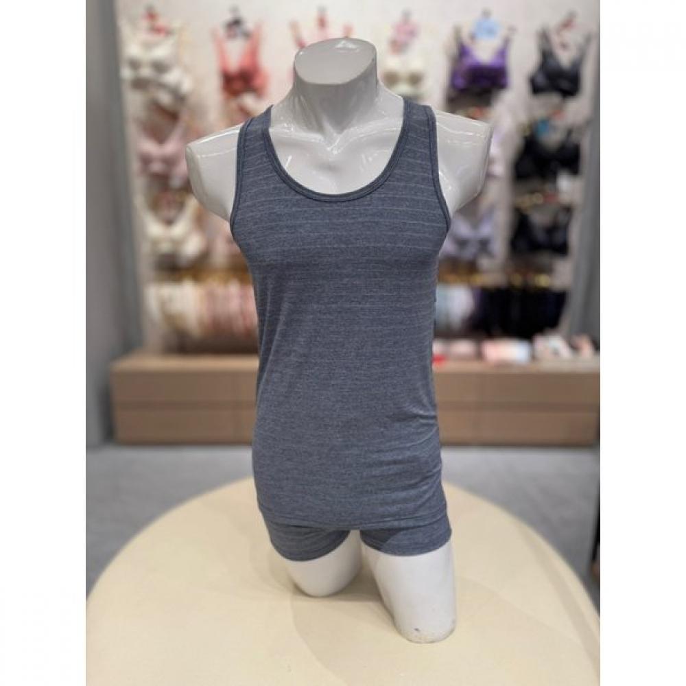 

Triumph Men S Blue aSkin SleeveleSS Running Knit Trunk Set Temrn716tdmtk716bu 105/110