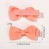 80Pcs/Set Solid Random Color Ribbon Bowknot Hair Clips for Kids Handmade Bows Hairpin Barrette Headwear Girls Hair Accessories