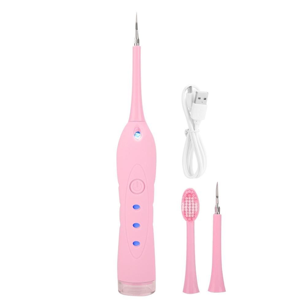 3 Colors USB Electric Dental Scaler Calculus Vibration Plaque Tartar Removal Tooth Care