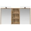Bathroom Cabinet Set 3 pcs 116 x 16 x 62.5 cm engineered wood