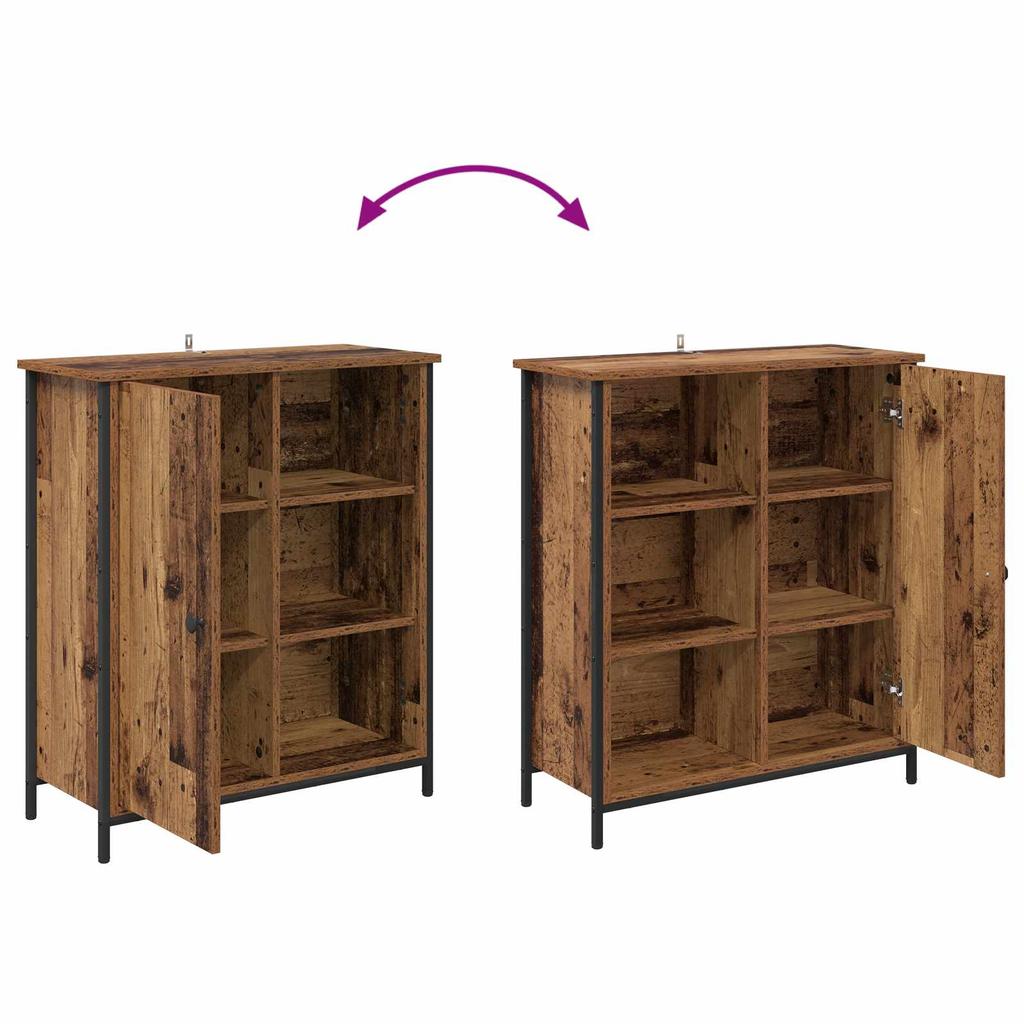 Sideboard Reclaimed Wood 70 x 30 x 80 cm Engineered Wood