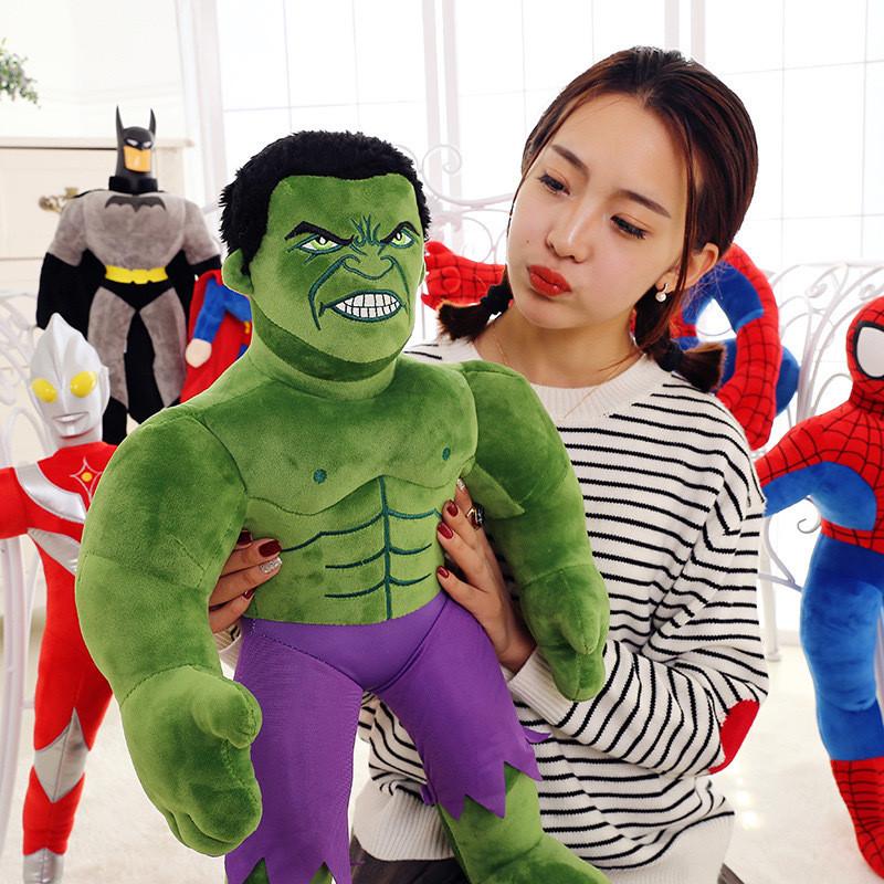 Avengers Green Hulk Plush Toy Soft Stuffed Doll For Superhero Collectors And Fans