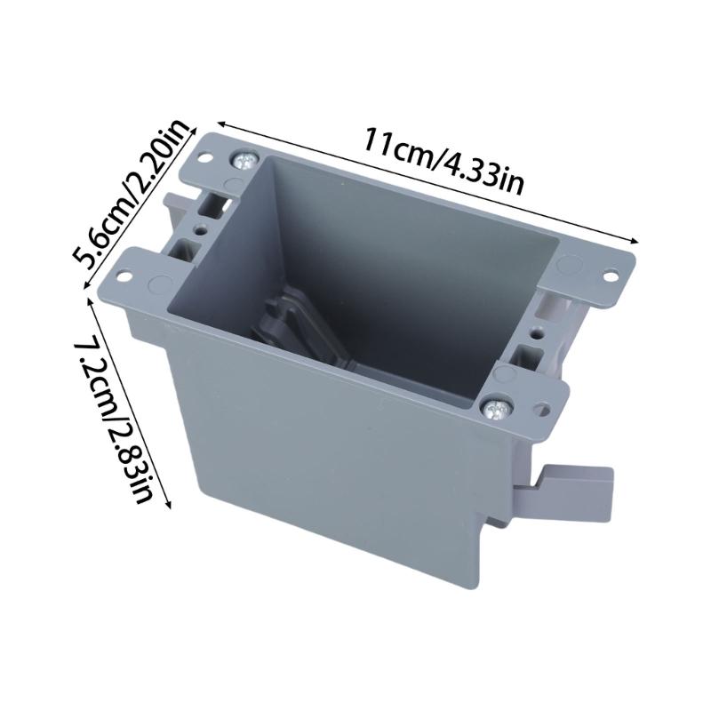 Plastic Electrical Box for Remodeling Projects Single Gang Junction Box for Residential and Commercial Applications
