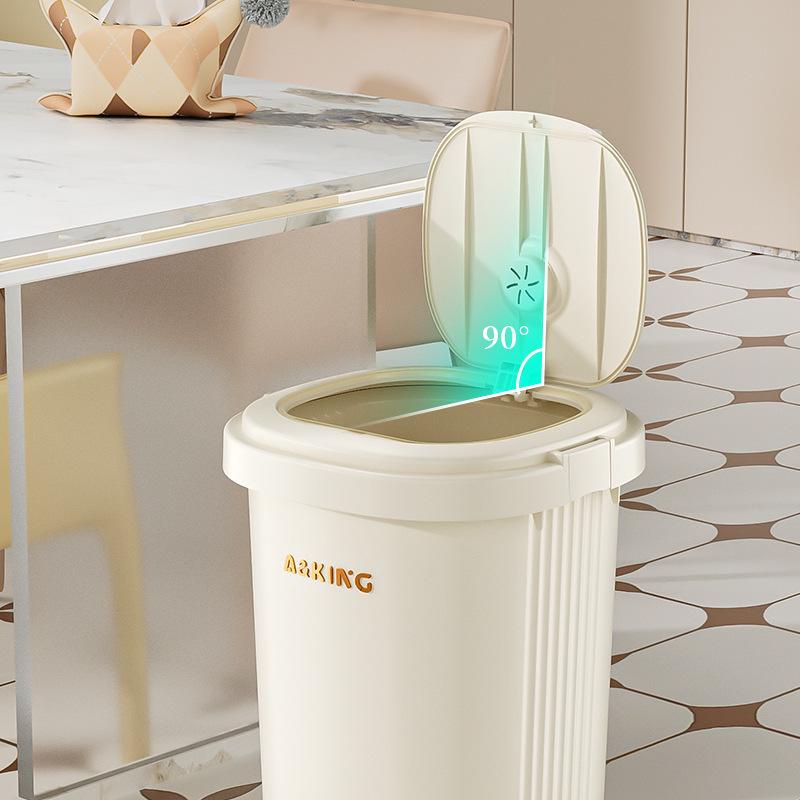 Wheeled Large Capacity Trash Bin for Kitchen, Bathroom, Office