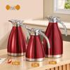 European Style 304 Stainless Steel Vacuum Insulated Flask, Large Capacity Hot Water Bottle, Double Layer Coffee Pot