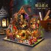 DIY Miniature House Magic Forest Elves Handmade Assembly Model Villa Decoration Creative Gift