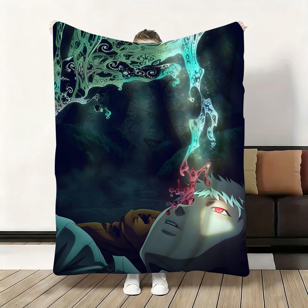 The Summer Hikaru Died Throw Soft Flannel Blanket Warm Knee Skin-Friendly Throw for Sofa Office Bed Traveling Winter Oversize