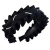 Rhinestone Black Hairband Cloth Wrinkle Headband Luxury Women Hair Hoop  Daily