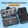 34-in-1 Ratchet Screwdriver Set with S2 Alloy Bits for Household and Car Repairs