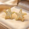 D Color Moissanite 925 Silver Stud Earrings Gold-Toned Trendy Daily Wedding Elegant Gift 2.1g Made in China