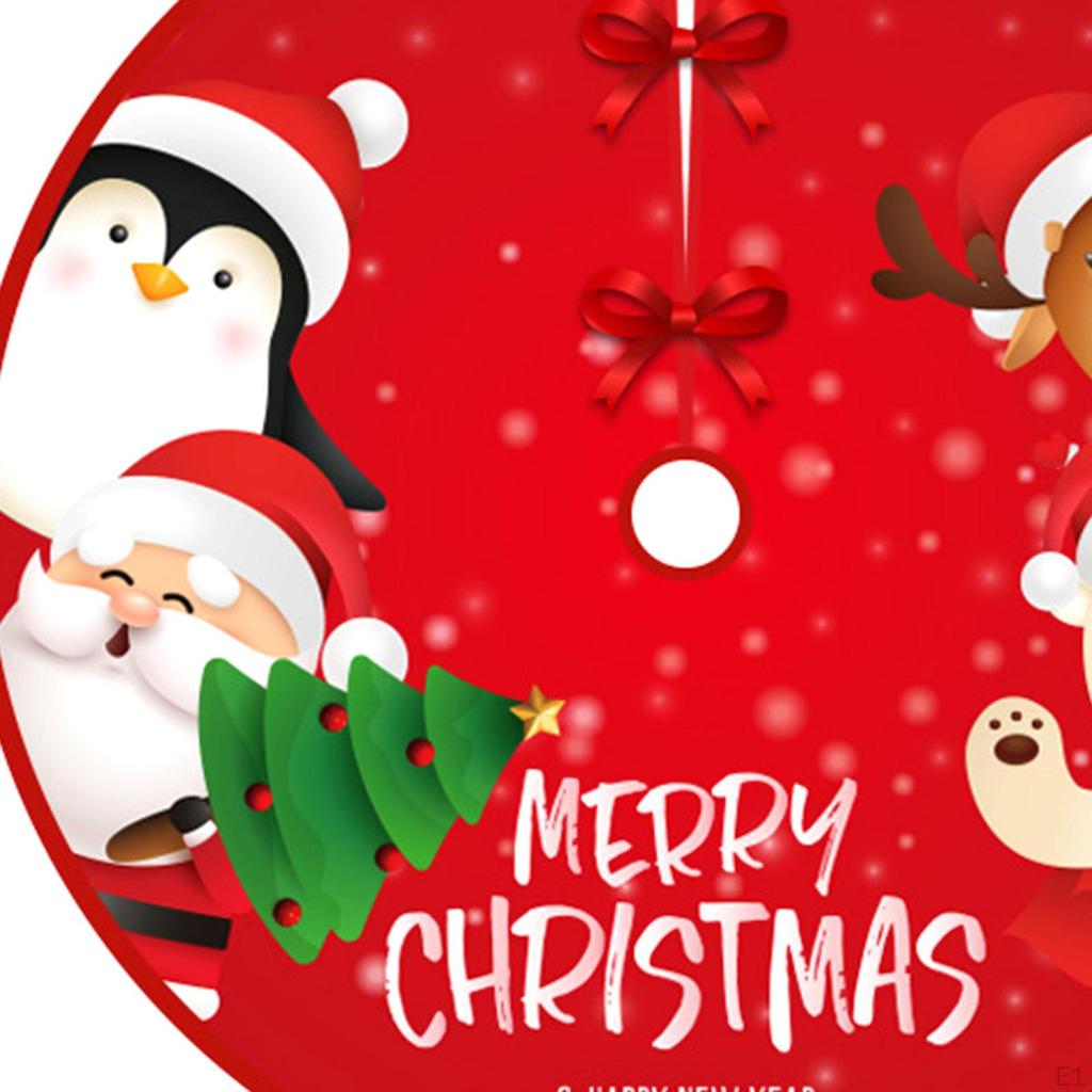 90cm Christmas Tree Skirt Base Cover for Indoor And Outdoor Use