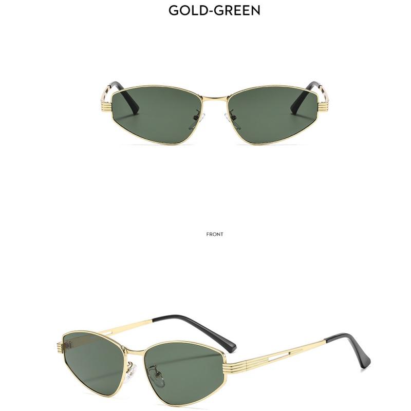 Women's sunglasses, metal cat eye sunglasses, men's and women's fashion sunglasses.