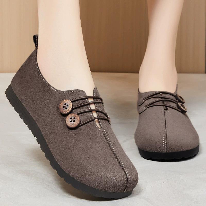 Кожаные туфли на плоской подошве женские кожаные мокасины ручной работы гибкие осенние повседневные туфли женские туфли на плоской подошве 40EU/CN41