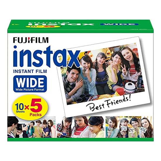 FUJIFILM INSTAX WIDE Instant Film (50 Sheets)
