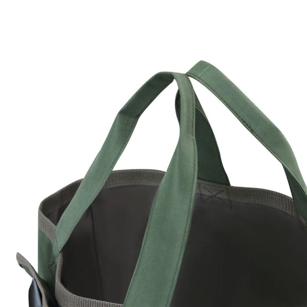 Portable Garden Tool Tote 600D Oxford Cloth Garden Storage Bag Bucket Tool Bag Home Gardeners