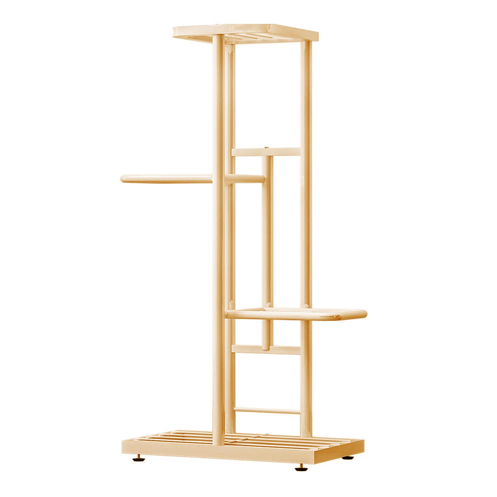 

4-уровневая полка для витрины, стойка для цветочных горшков, подставка для растений, горшечная лестница, подставка для горшков, сверхмощное хранилище золотой